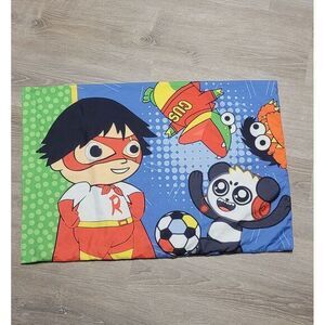 Ryan's World Ryan and Gus Colorful Cartoon Pillow‎ Case